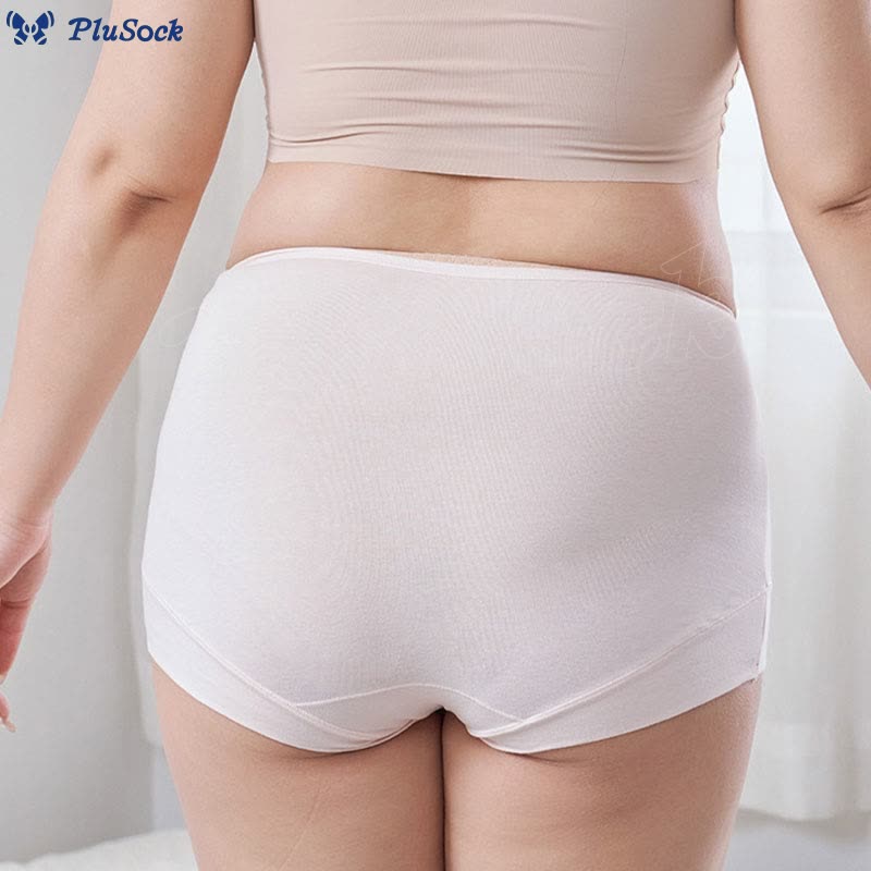 Plus Size Casual High Waist Panty(2 Packs)