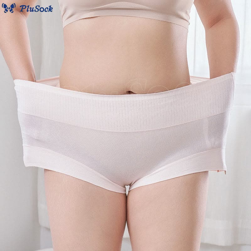 Plus Size Casual High Waist Panty(2 Packs)