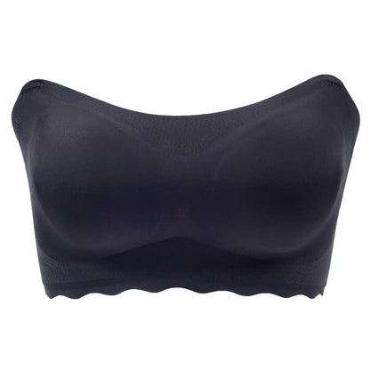 Plus Size Strapless Push Up Non-slip Wireless Bra