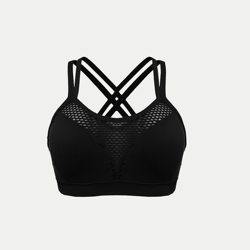 Plus Size Seamless Hollow Sexy Wireless Bra