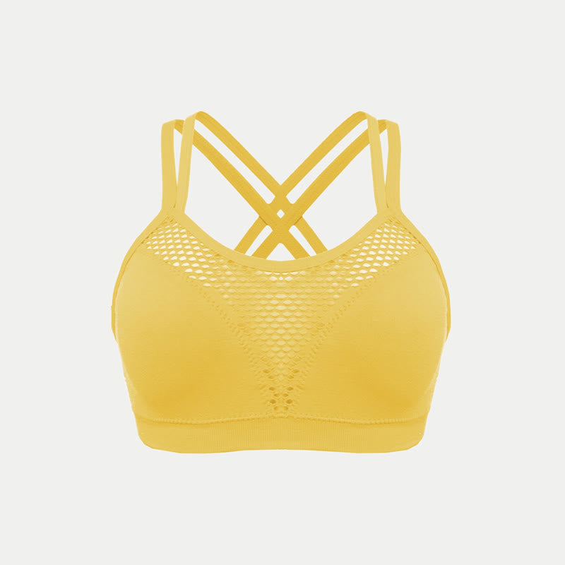 Plus Size Seamless Hollow Sexy Wireless Bra