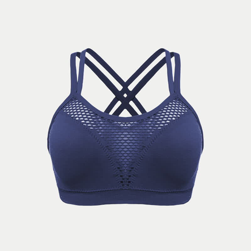 Plus Size Seamless Hollow Sexy Wireless Bra