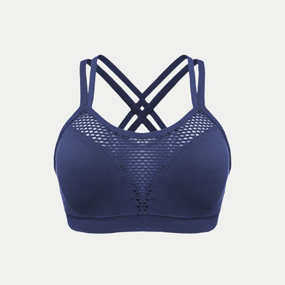 Plus Size Seamless Hollow Sexy Wireless Bra