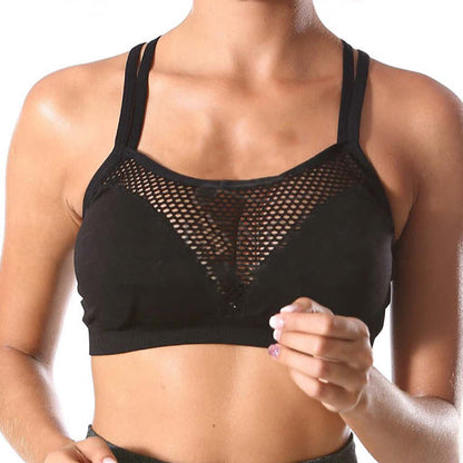 Plus Size Seamless Hollow Sexy Wireless Bra