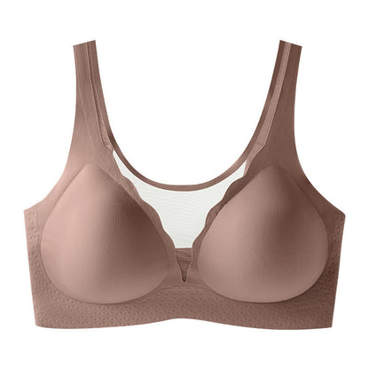 Plus Size U-Shaped Back Wireless Bra