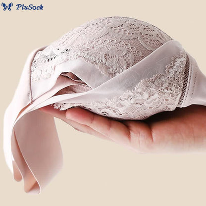 Plus Size Lace Seamless Wireless Bra