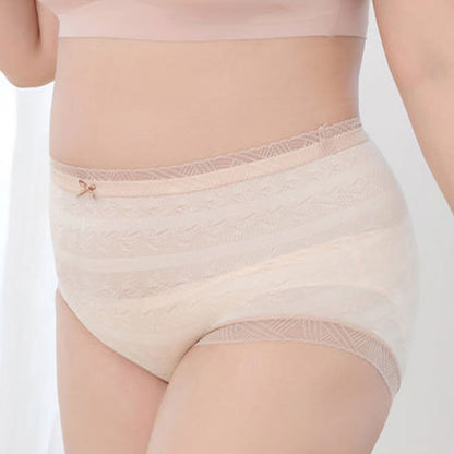 Plus Size Lace Bow Panty(3 Packs)