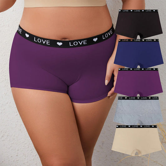 Plus Size Love Boyshort(2 Packs)