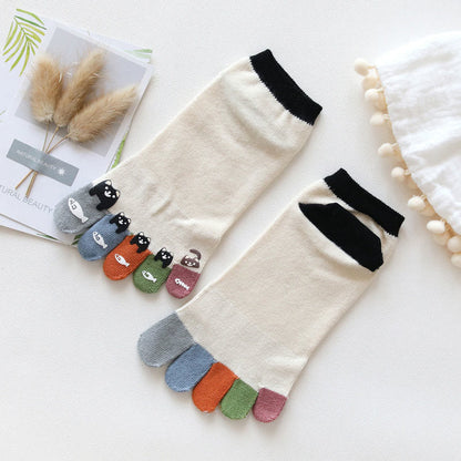 Cat Fish Ankle Alignment Socks(5 Pairs)