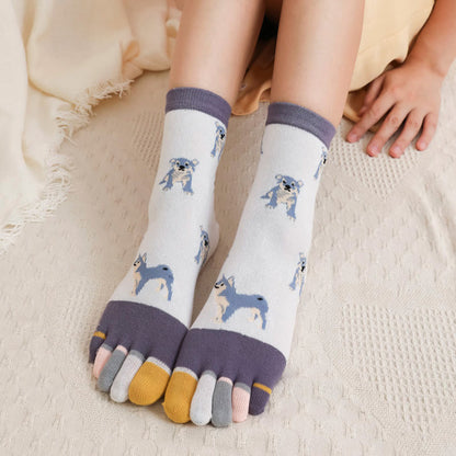 Dog Quarter Alignment Socks(5 Pairs)