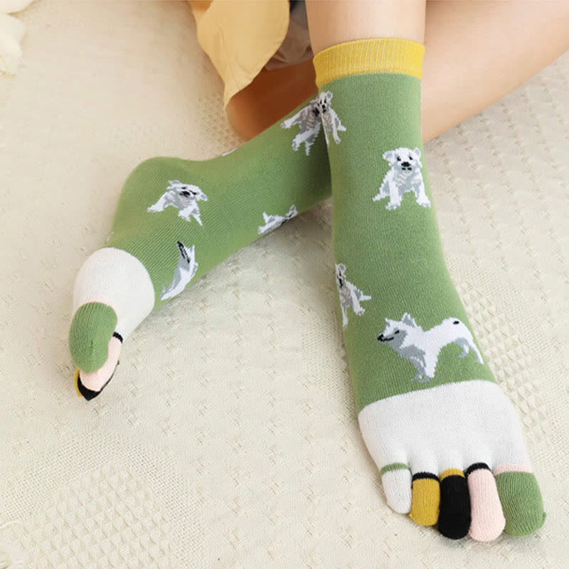 Dog Quarter Alignment Socks(5 Pairs)