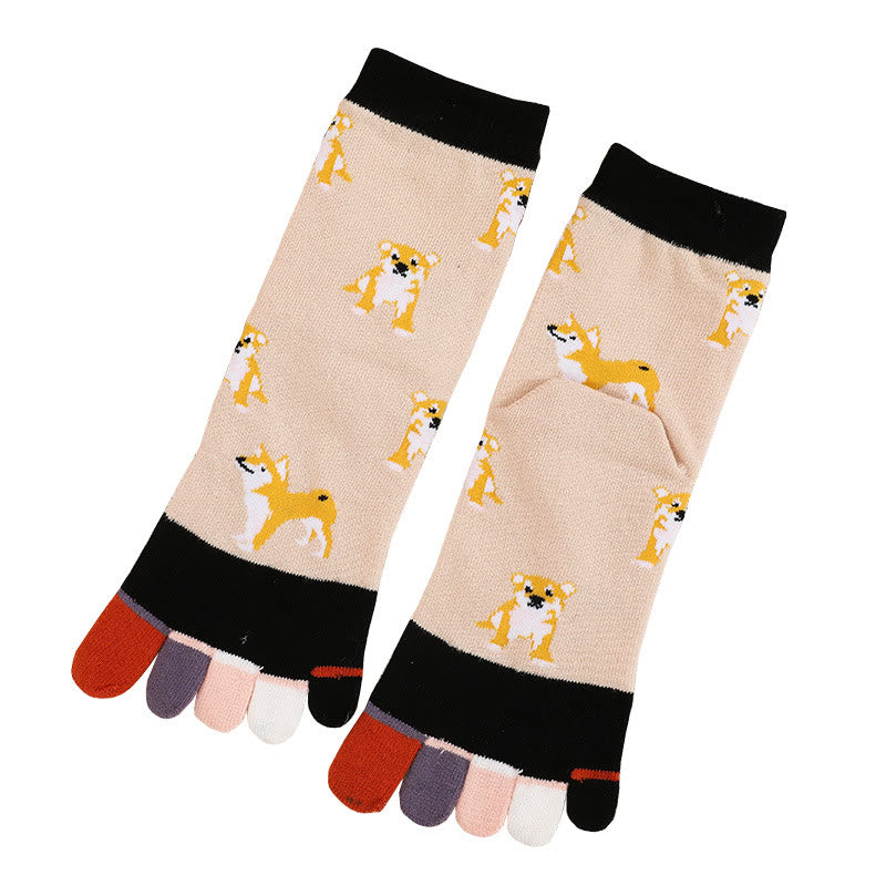 Dog Quarter Alignment Socks(5 Pairs)