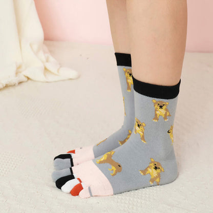 Dog Quarter Alignment Socks(5 Pairs)