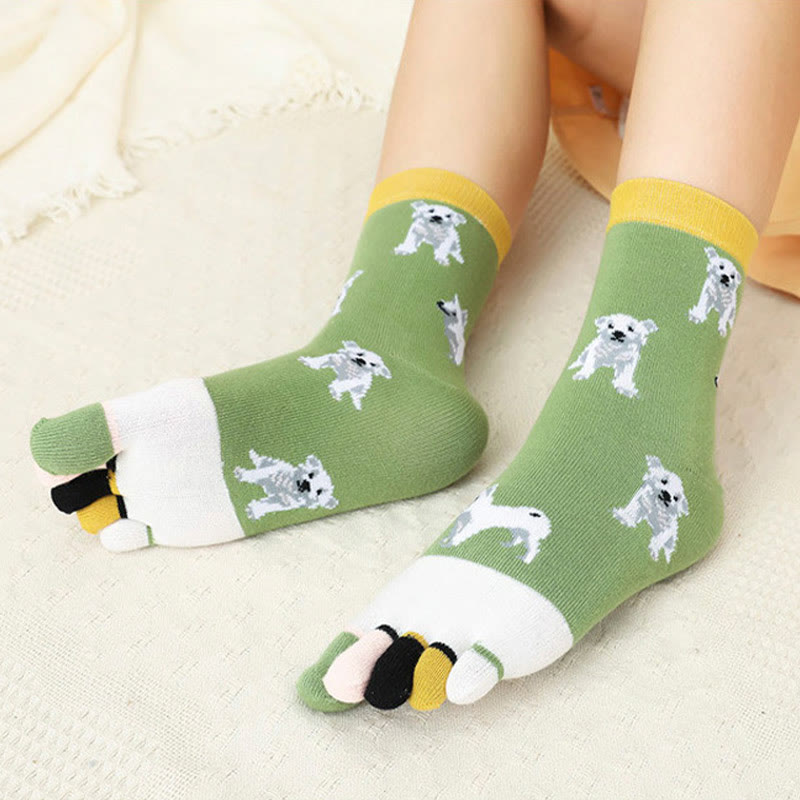 Dog Quarter Alignment Socks(5 Pairs)