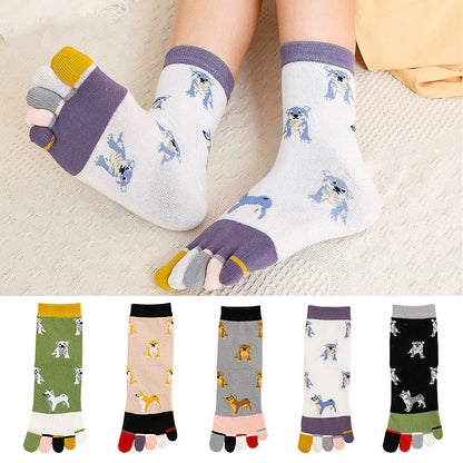 Dog Quarter Alignment Socks(5 Pairs)