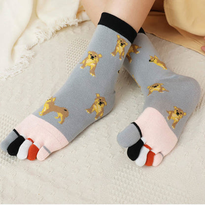 Dog Quarter Alignment Socks(5 Pairs)