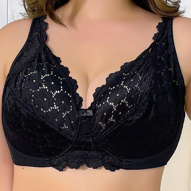 Ultra Thin Elegant Lace Underwire Bra