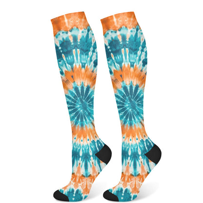 Unique Tie Dye Compression Socks(3 Pairs)