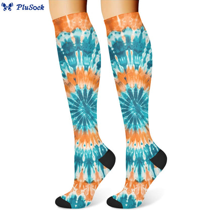 Unique Tie Dye Compression Socks(3 Pairs)