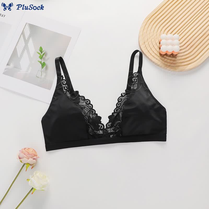 Sexy Ultra Thin See-through Lace Wireless Bra