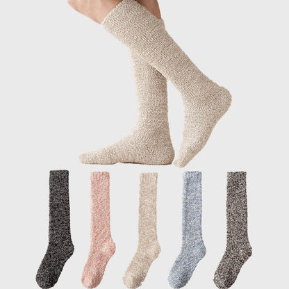 Plus Size Thickening Knee High Socks(3 Pairs)