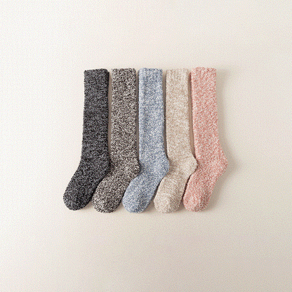 Plus Size Thickening Knee High Socks(3 Pairs)