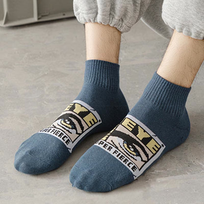 Plus Size Trendy Funny Ankle Socks(5 Pairs)