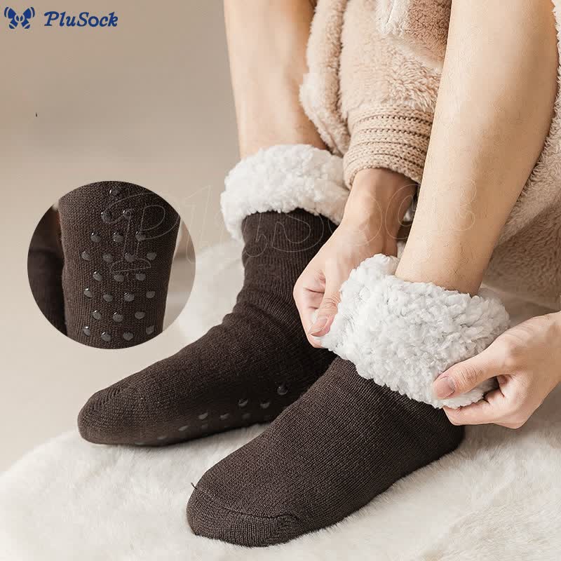 Plus Size Extra Thick Slipper Socks(3 Pairs)