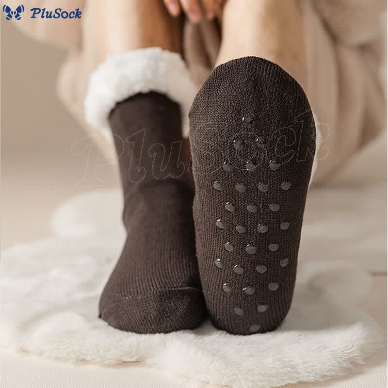 Plus Size Extra Thick Slipper Socks(3 Pairs)