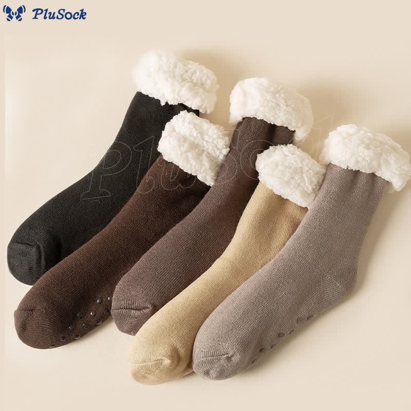 Plus Size Extra Thick Slipper Socks(3 Pairs)