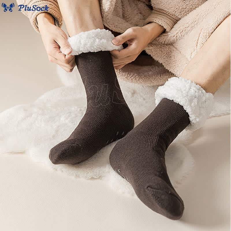 Plus Size Extra Thick Slipper Socks(3 Pairs)