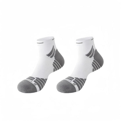 Plus Size Lightweight Cushioning Ankle Compression Socks(4 Pairs)