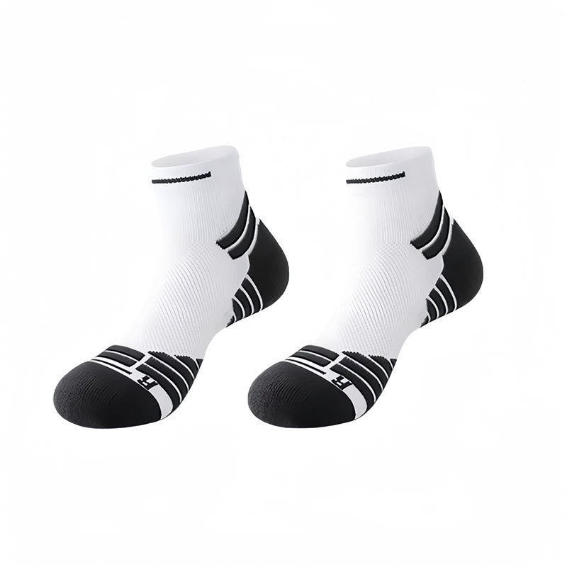 Plus Size Lightweight Cushioning Ankle Compression Socks(4 Pairs)