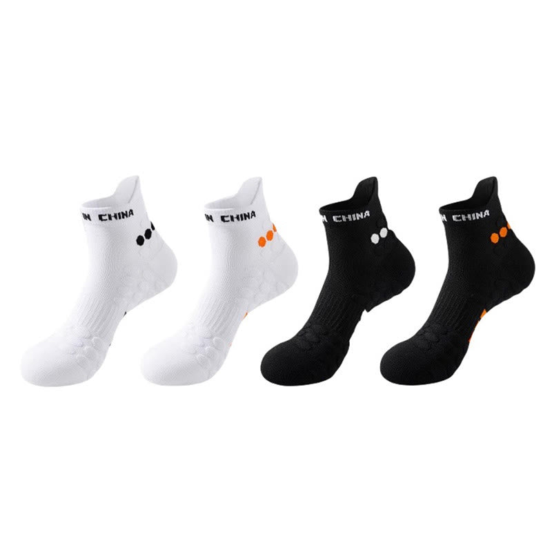 Plus Size Anti Wear Design Ankle Compression Socks(4 Pairs)