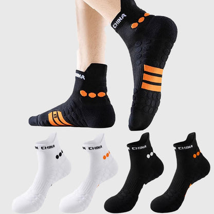 Plus Size Anti Wear Design Ankle Compression Socks(4 Pairs)