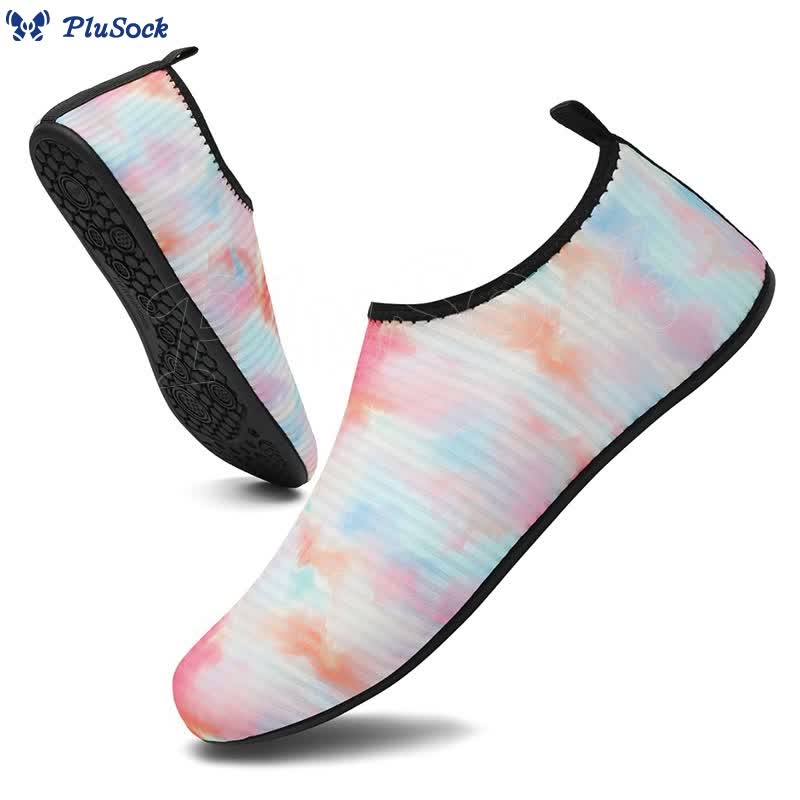 Plus Size Tie Dye Slippers