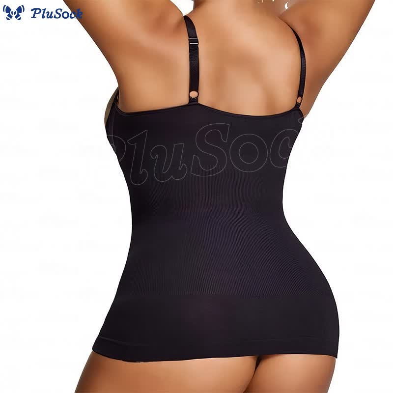 Plus Size Open Bust Body Shaper Lace Camisole