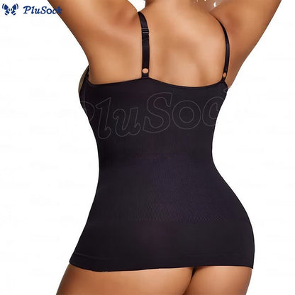 Plus Size Open Bust Body Shaper Lace Camisole