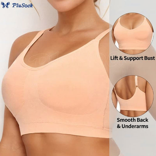 Seamless High Elasticity Shaping Wireless Sports Bra