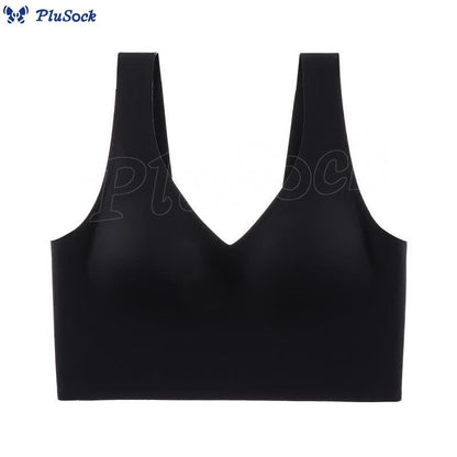 Plus Size Letter Beautiful Back Sexy Push Up Wireless Bra