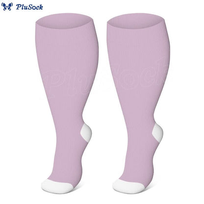 Free Today: Plus Size Purple Compression Socks