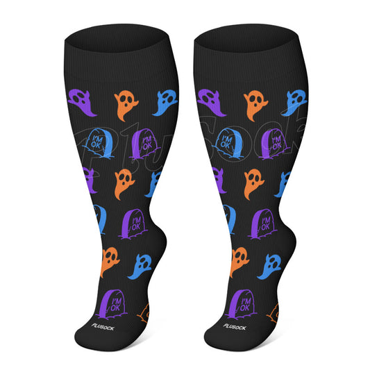 Free Today: Plus Size Grave Compression Socks