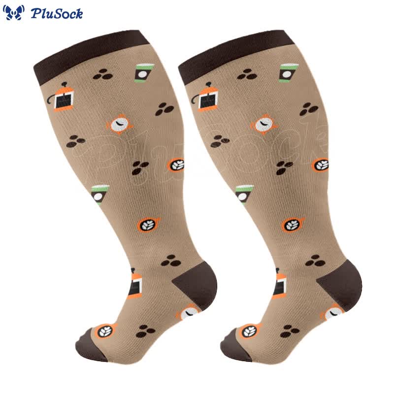 Free Today: Plus Size Coffee Maker Compression Socks