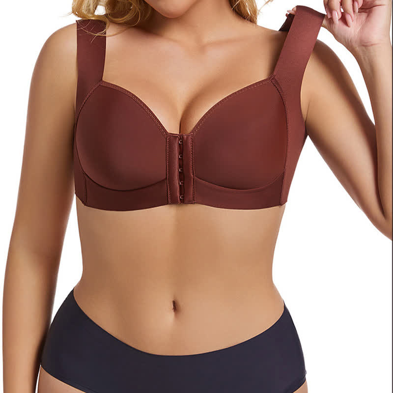 Thin Front Closure Sexy Anti-sagging Wireless Bra