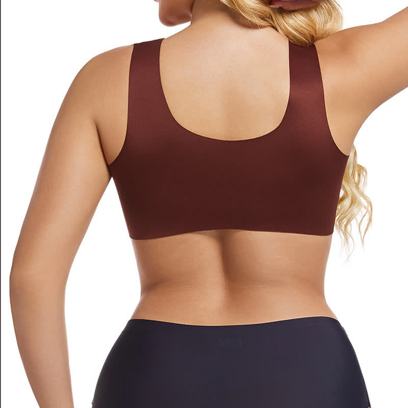 Thin Front Closure Sexy Anti-sagging Wireless Bra