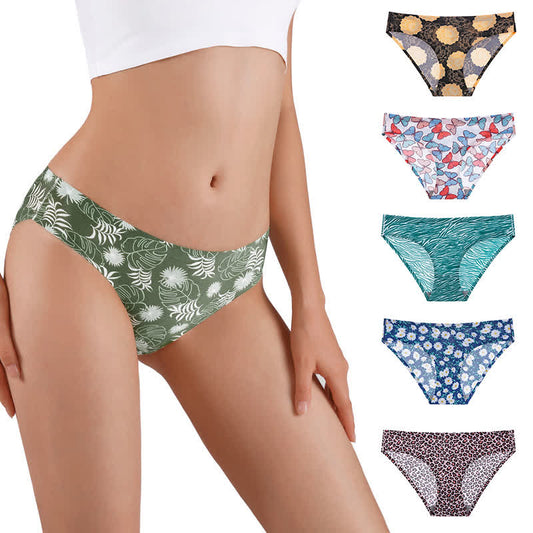 Natural Print Seamless Low Rise Brief(3 Packs)