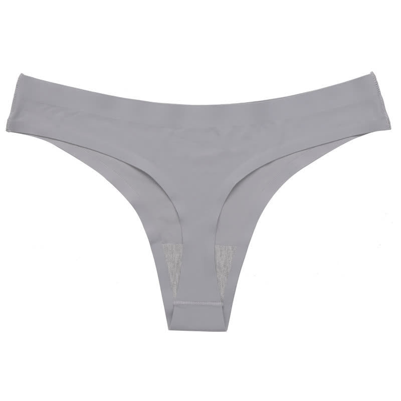 Basic Low-rise Solid Color Thong(3 Packs)