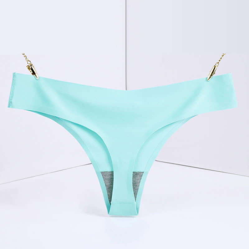 Basic Low-rise Solid Color Thong(3 Packs)