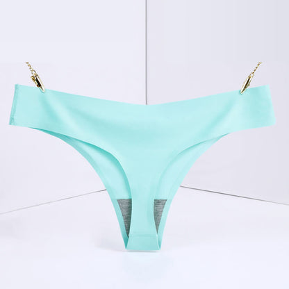 Basic Low-rise Solid Color Thong(3 Packs)