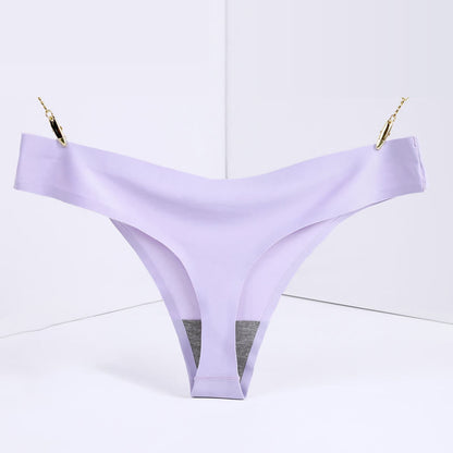 Basic Low-rise Solid Color Thong(3 Packs)